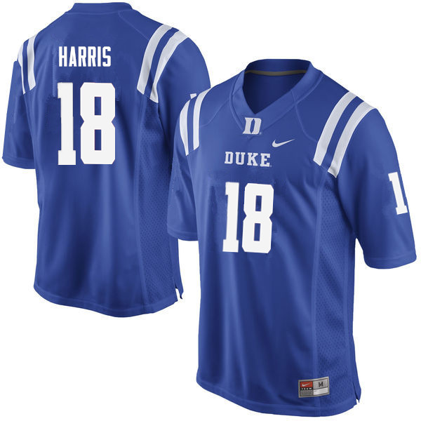 Quentin Harris Jersey : NCAA Duke Blue 